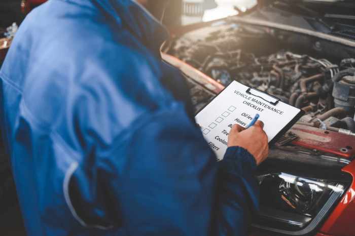 Car maintenance checklist